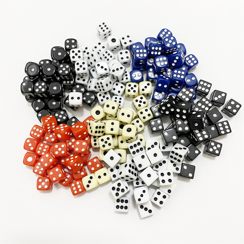 Gaming Accessories White - 50 Parça 10mm Akrilik Kare Nokta