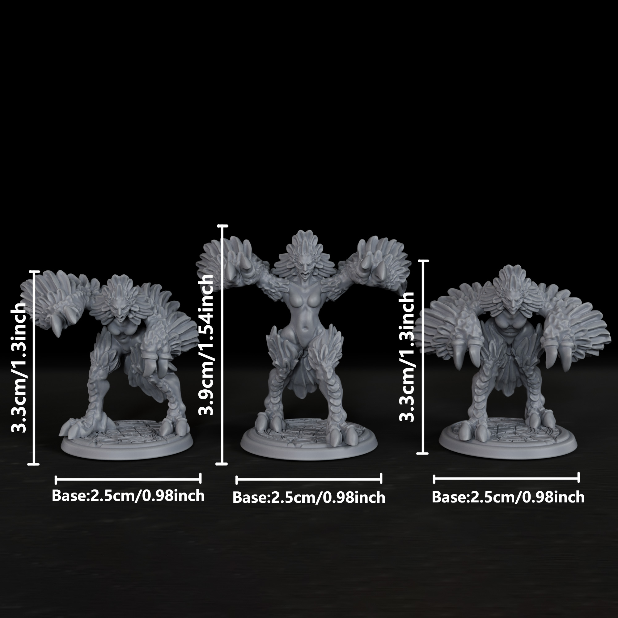 RPG Harpies Minyatür Figürü -  - Gaming Handheld Accessories incelemesi ve fiyatı