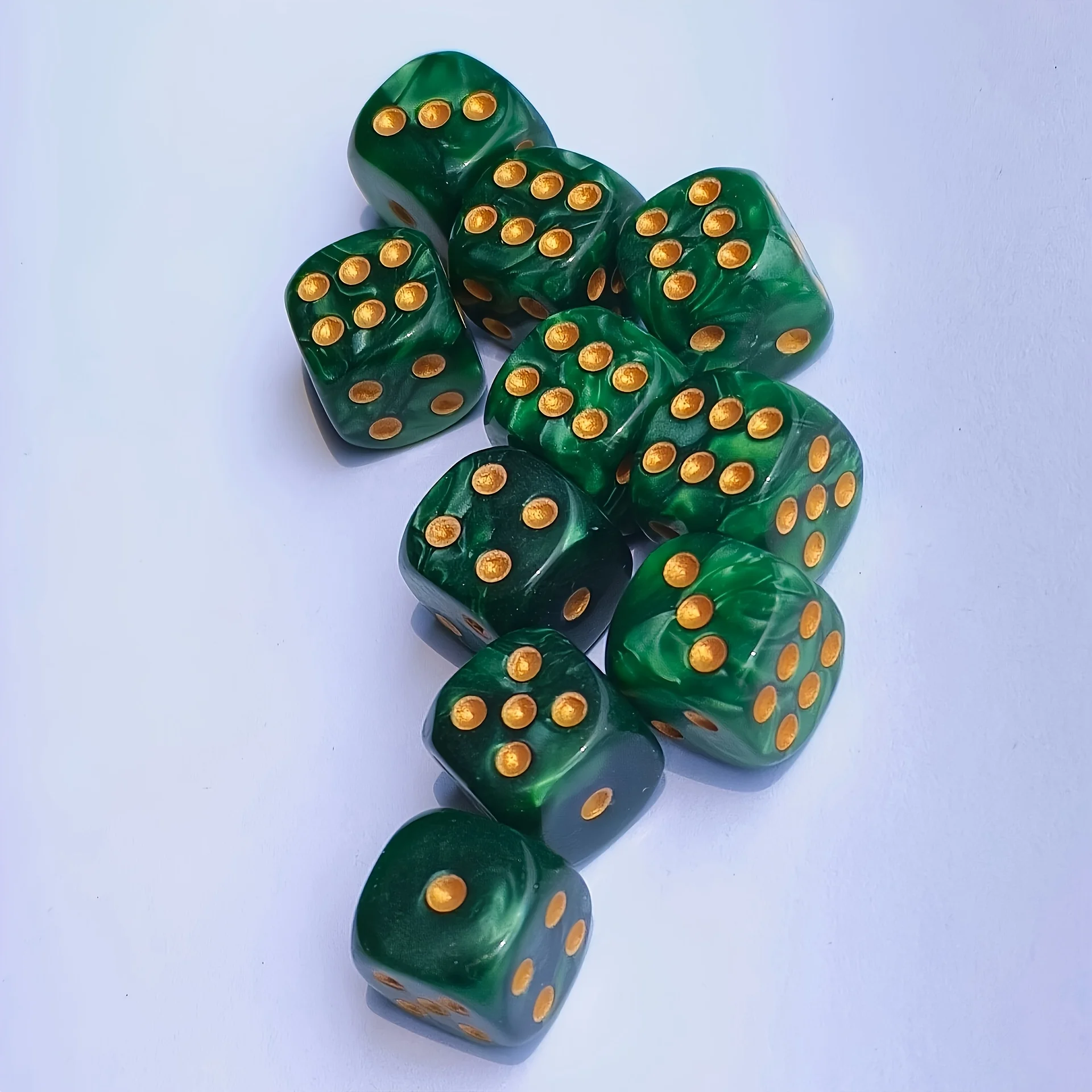 10 Adet 12mm İnci Desenli D6 Z - Gaming Handheld Accessories incelemesi ve fiyatı