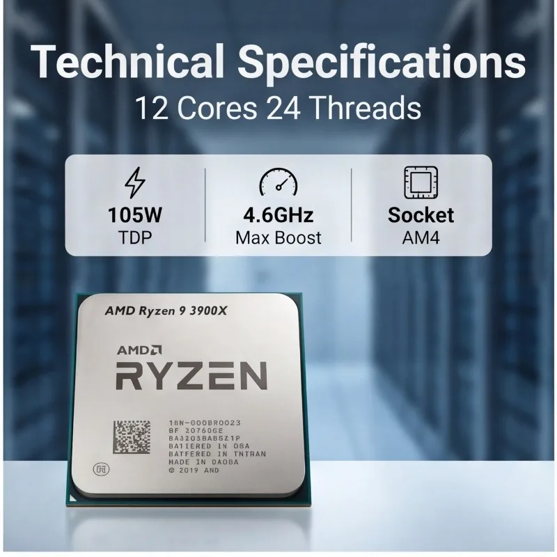 AMD Ryzen 9 3900X 12 Çekirdek  - Amd Cpu Ryzen 9 incelemesi ve fiyatı
