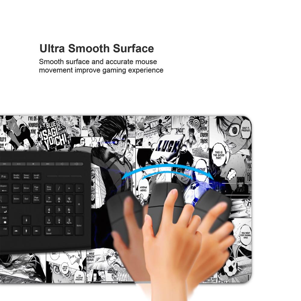 Siyah Ve Beyaz Anime Mouse Pad - Gaming Accessories White incelemesi ve fiyatı