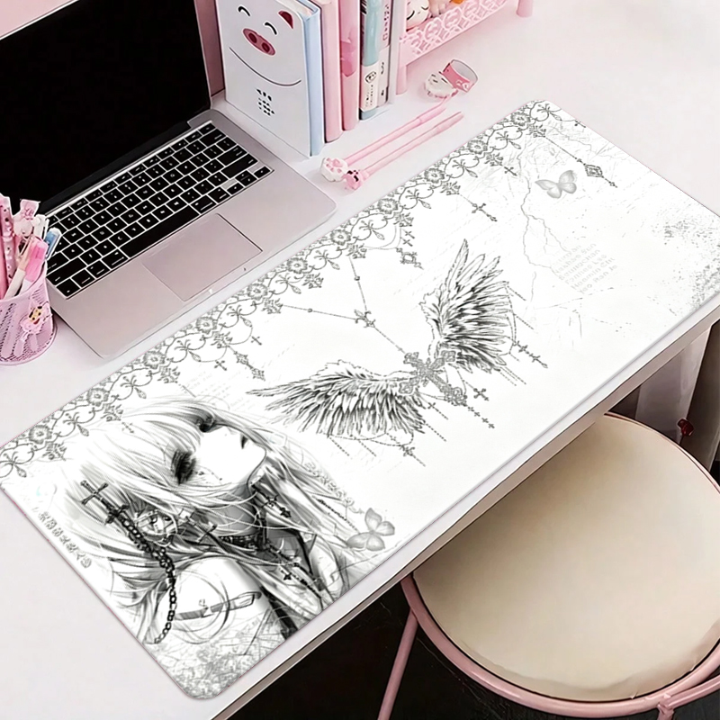 Deri Mousepad Siyah Beyaz Anim - Gaming Accessories White incelemesi ve fiyatı